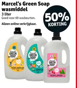 Kruidvat Marcel's Green Soap wasmiddel aanbieding