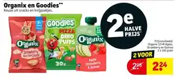 Kruidvat Organix en Goodies aanbieding