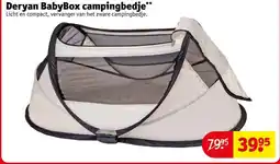 Kruidvat Deryan BabyBox campingbedje aanbieding