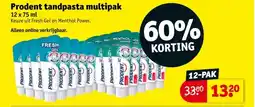Kruidvat Prodent tandpasta multipak aanbieding