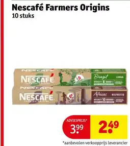 Kruidvat Nescafé Farmers Origins aanbieding