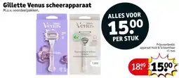 Kruidvat Gillette Venus scheerapparaat aanbieding
