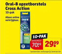 Kruidvat Oral-B opzetborstels Cross Action aanbieding