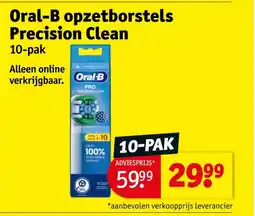 Kruidvat Oral-B opzetborstels Precision Clean aanbieding