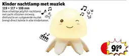 Kruidvat Kinder nachtlamp met muziek aanbieding