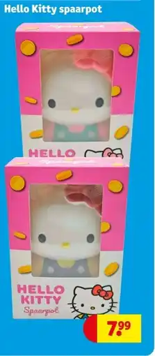 Kruidvat Hello Kitty spaarpot aanbieding