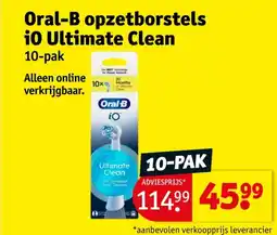 Kruidvat Oral-B opzetborstels i0 Ultimate Clean aanbieding