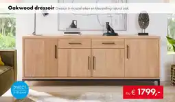 Woonsquare Oakwood dressoir aanbieding