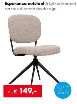 Woonsquare Esperanza eetstoel aanbieding