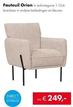 Woonsquare Fauteuil Orion aanbieding