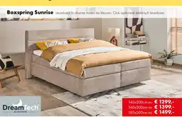 Woonsquare Boxspring Sunrise aanbieding