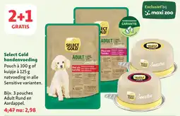 Maxi Zoo Select Gold hondenvoeding aanbieding