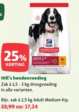Maxi Zoo Hill's hondenvoeding aanbieding