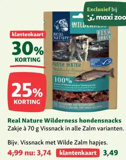 Maxi Zoo Real Nature Wilderness hondensnacks aanbieding