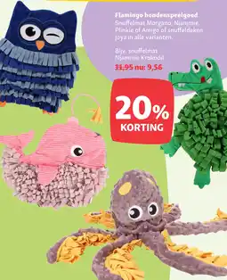 Maxi Zoo Flamingo hondenspeelgoed aanbieding