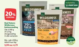 Maxi Zoo Real Nature Wilderness kattenvoeding aanbieding