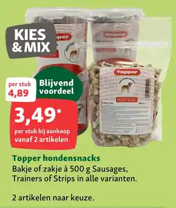 Maxi Zoo Topper hondensnacks aanbieding