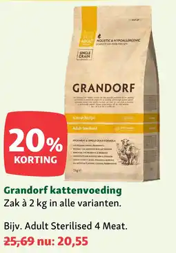 Maxi Zoo Grandorf kattenvoeding aanbieding