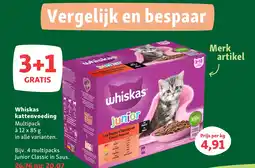 Maxi Zoo Whiskas kattenvoeding aanbieding