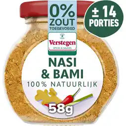 Albert Heijn Verstegen Nasi & bami kruidenmix aanbieding