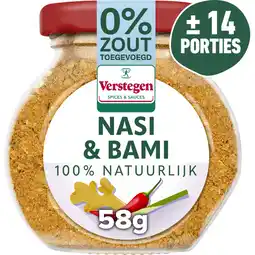 Albert Heijn Verstegen Nasi & bami kruidenmix aanbieding