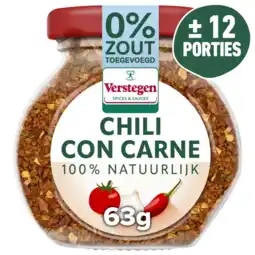 Albert Heijn Verstegen Chili con carne kruidenmix aanbieding