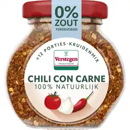 Albert Heijn Verstegen Chili con carne kruidenmix aanbieding