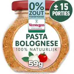 Albert Heijn Verstegen Pasta bolognese kruidenmix aanbieding