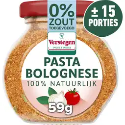 Albert Heijn Verstegen Pasta bolognese kruidenmix aanbieding