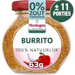 Albert Heijn Verstegen Burrito kruidenmix aanbieding