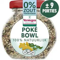 Albert Heijn Verstegen Poké bowl kruidenmix aanbieding