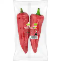 Albert Heijn AH Biologisch Zoete puntpaprika aanbieding