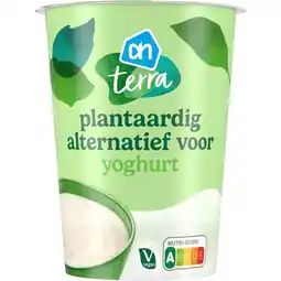 Albert Heijn AH Terra Plantaardig alternatief voor yoghurt aanbieding