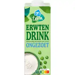 Albert Heijn AH Terra Plantaardige erwtendrink ongezoet aanbieding
