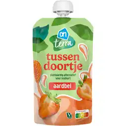 Albert Heijn AH Terra Plantaardig tussendoortje aardbei aanbieding
