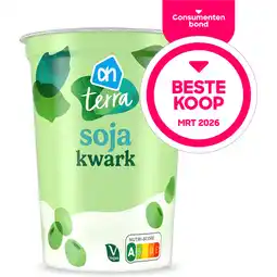 Albert Heijn AH Terra Plantaardige soja kwark aanbieding
