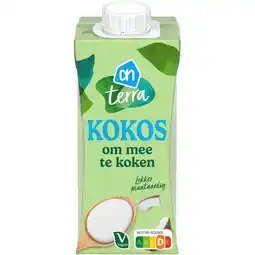 Albert Heijn AH Terra Kokos plantaardig alternatief voor room aanbieding