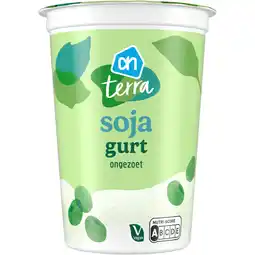 Albert Heijn AH Terra Plantaardige soja gurt ongezoet aanbieding