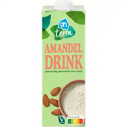 Albert Heijn AH Terra Plantaardige amandeldrink naturel aanbieding