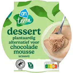 Albert Heijn AH Terra Plantaardig dessert chocolade mousse aanbieding