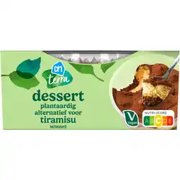 Albert Heijn AH Terra Plantaardige dessert tiramisu aanbieding