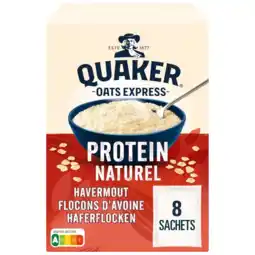 Albert Heijn Quaker Oats express naturel protein havermout aanbieding
