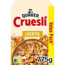 Albert Heijn Quaker Cruesli luchtig value pack aanbieding
