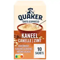 Albert Heijn Quaker Oats express kaneel havermout aanbieding