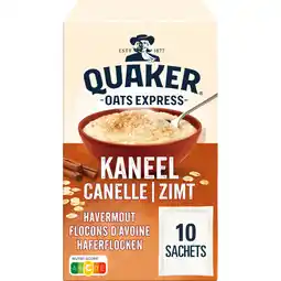 Albert Heijn Quaker Oats express kaneel havermout aanbieding