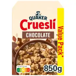 Albert Heijn Quaker Cruesli chocolate value pack aanbieding