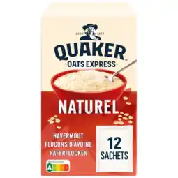 Albert Heijn Quaker Oats express naturel havermout aanbieding