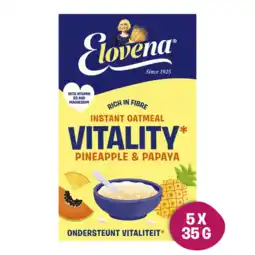 Albert Heijn Elovena Instant oatmeal vitality aanbieding