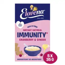 Albert Heijn Elovena Instant oatmeal immunity aanbieding