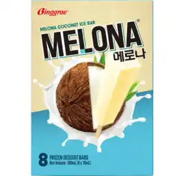 Albert Heijn Binggrae Melona coconut ice bar aanbieding